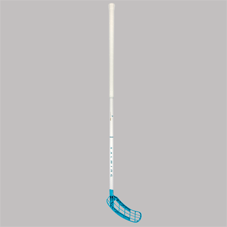Salming P-Series Carbon Pro 27 White/Cyan - Q1 Touch+ Blue
