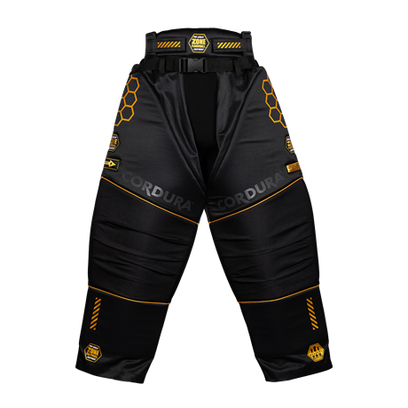 Zone PRO3 SUPERWIDE Goalie Pants Black/Gold