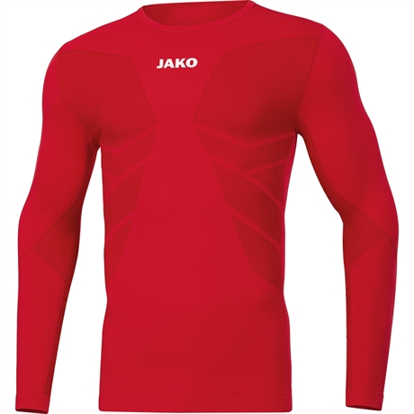 JAKO Longsleeve comfort 2.0 Rød (6455-01)