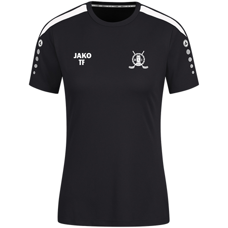JAKO Power T-Shirt Black/White Dame (4223-800) BSI