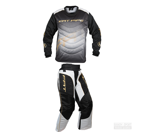 Fat Pipe GK Set Junior (Bukse + Trøye) Black/Gold 