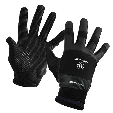 Unihoc Goalie Hansker SUPERGRIP Black/White