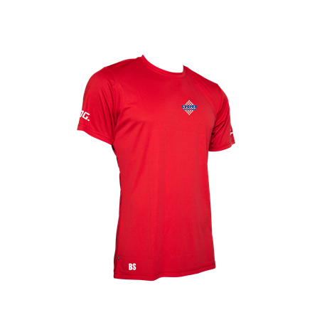 Salming Core22 Training Tee Red - Sveiva Senior