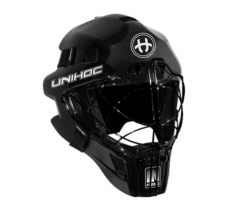 Unihoc Inferno 66 Goalie Mask Black