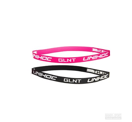 Unihoc GLNT Hairband set 2-pk Pink/Black