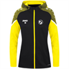 JAKO Performance Hooded Jacket Black/Yellow (6822-808) St. Croix - Dame