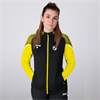 JAKO Performance Hooded Jacket Black/Yellow (6822-808) St. Croix - Dame