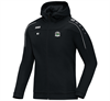 JAKO Classico Hooded Jacket Dame Black (6850-08) Brodd
