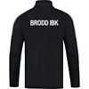 JAKO Classico Polyester Jacket Senior Black (9350-08) Brodd