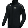 JAKO Classico Polyester Jacket Senior Black (9350-08) Brodd