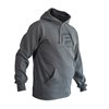 Fatpipe Gareth Hooded Shirt Dark Mel Grey